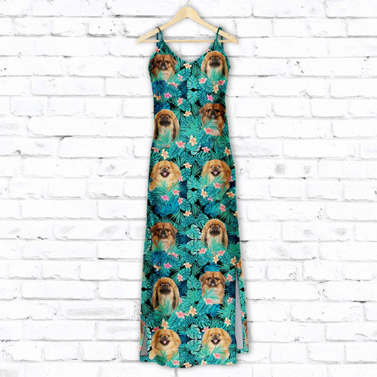 Pekingese Tropical T1607 - Hawaiian Dress