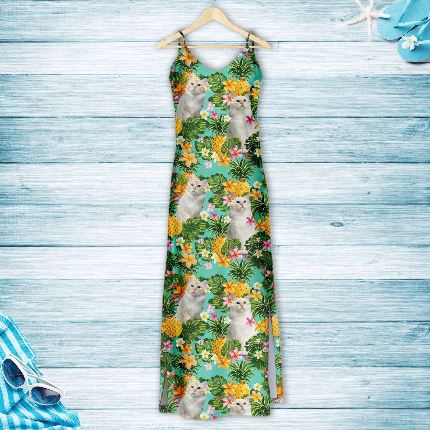 Tropical Pineapple Birman H167092 - Hawaiian Dress