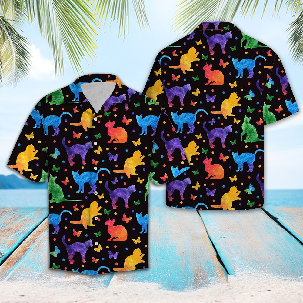 Colorful Cat TG5717 - Hawaiian Shirt