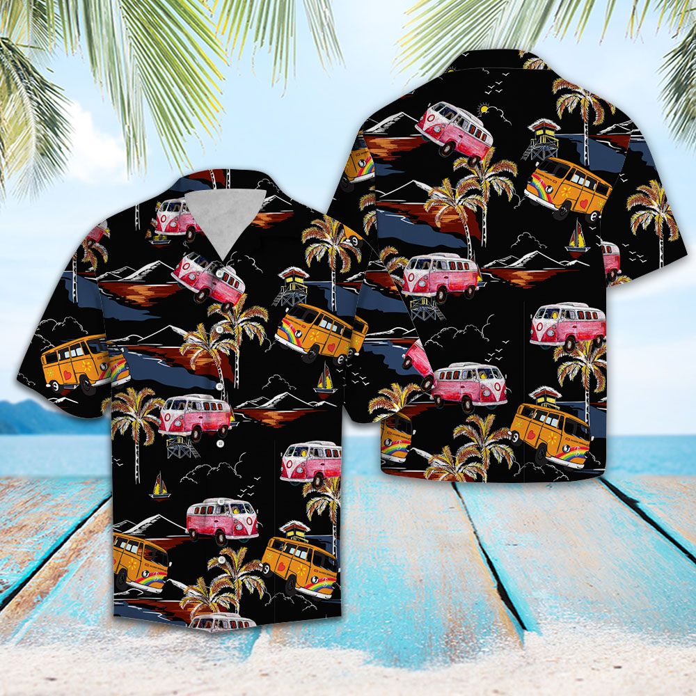 Tropical Hippie Car TG5717 - Hawaiian Shirt