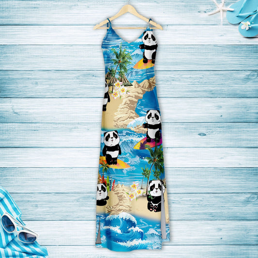 Panda Summer Vacation G5717 - Hawaiian Dress