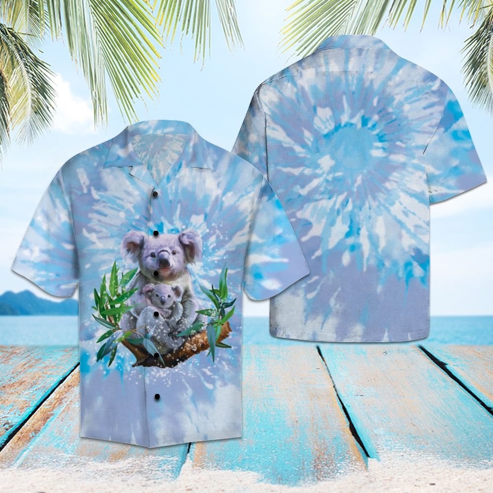 Koala Blue Tie Dye H137027 - Hawaii Shirt