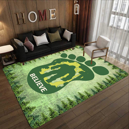 Bigfoot Believe D0308 Rug