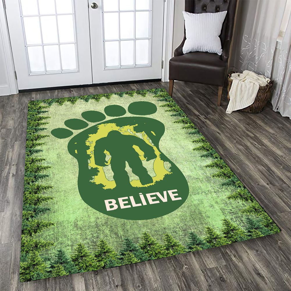 Bigfoot Believe D0308 Rug