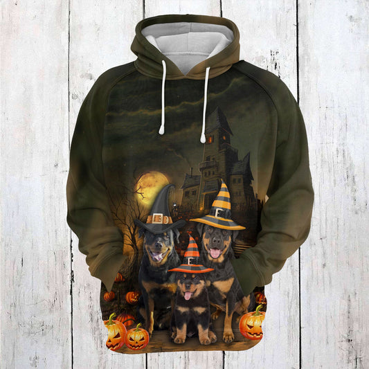 Rottweiler Halloween Night TY0508 - All Over Print Unisex Hoodie