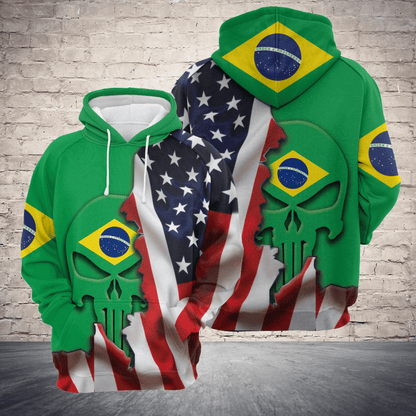 Brazil Proud H7818 - All Over Print Unisex Hoodie