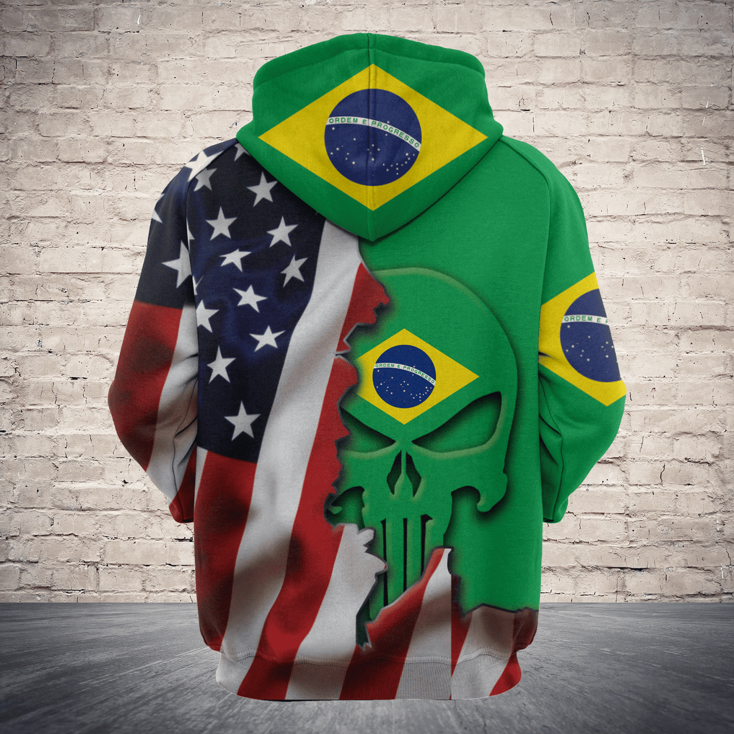 Brazil Proud H7818 - All Over Print Unisex Hoodie