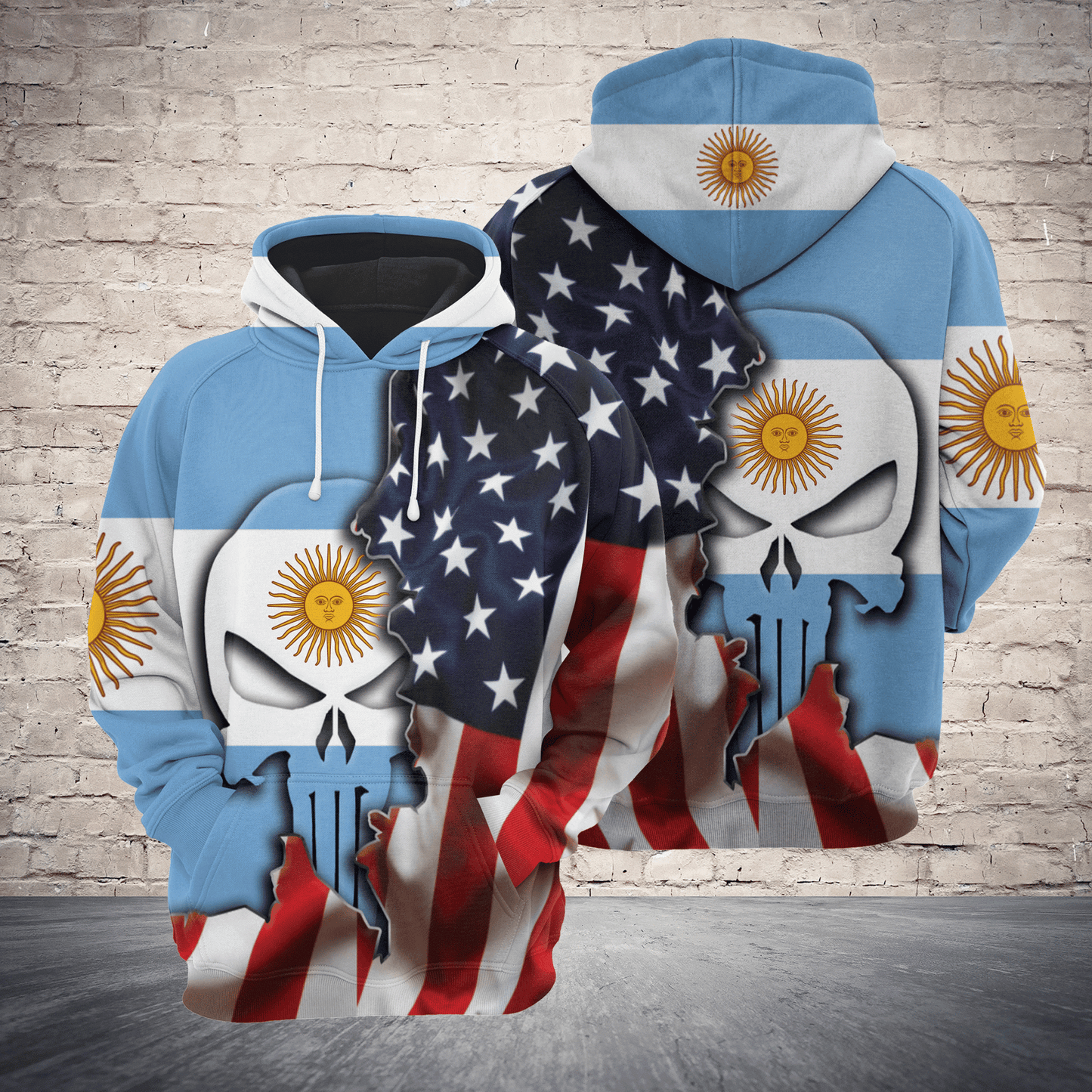 Argentina Proud H7816 - All Over Print Unisex Hoodie