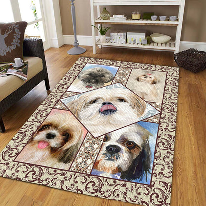 Cute Shih Tzu D1008 Rug