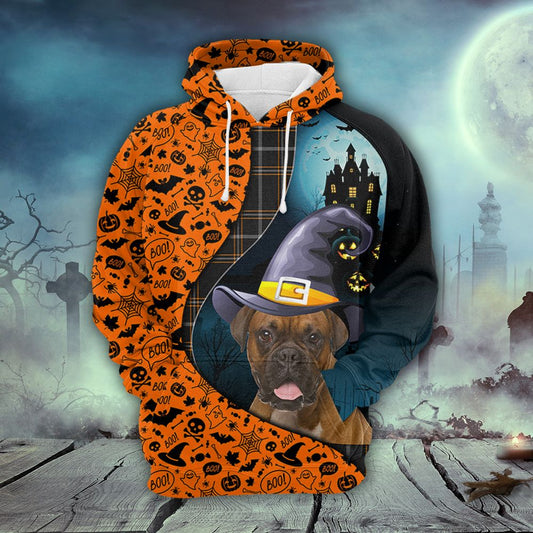 Boxer And Halloween H10834 - All Over Print Unisex Hoodie