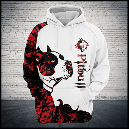 Love Pitbull G5811 - All Over Print Unisex Hoodie unisex womens & mens, couples matching, friends, funny family christmas holiday hoodie gifts (plus size available)