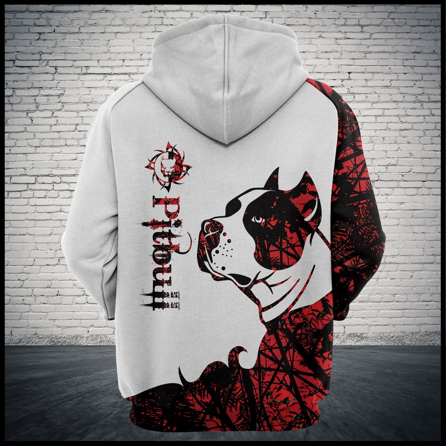 Love Pitbull G5811 - All Over Print Unisex Hoodie unisex womens & mens, couples matching, friends, funny family christmas holiday hoodie gifts (plus size available)