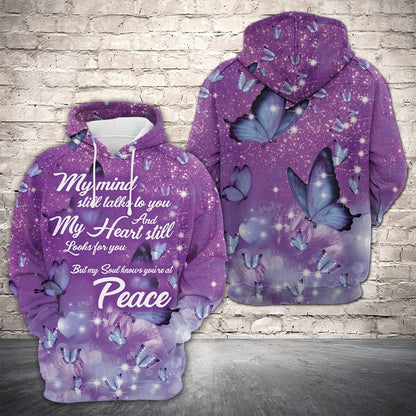Amazing Butterfly HT07801 - All Over Print Unisex Hoodie
