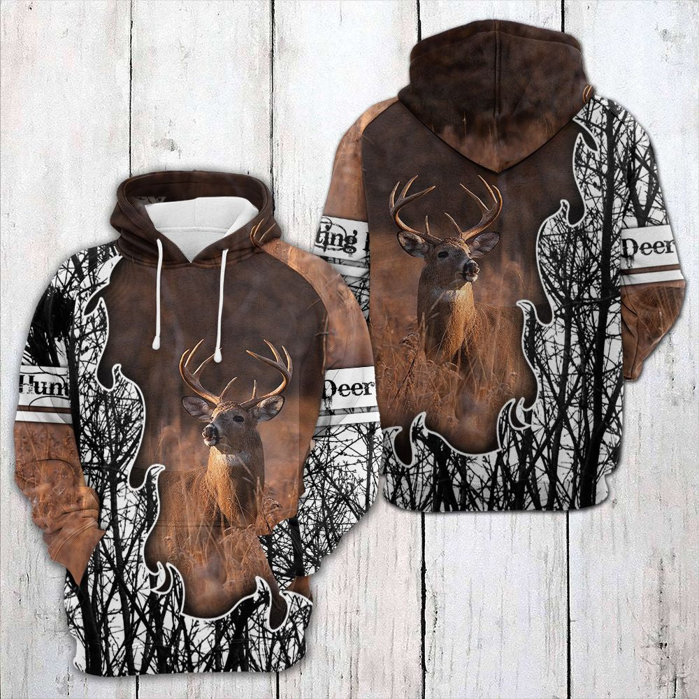 Amazing Deer HT07803 - All Over Print Unisex Hoodie