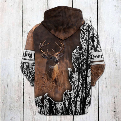 Amazing Deer HT07803 - All Over Print Unisex Hoodie