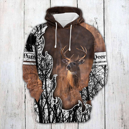 Amazing Deer HT07803 - All Over Print Unisex Hoodie