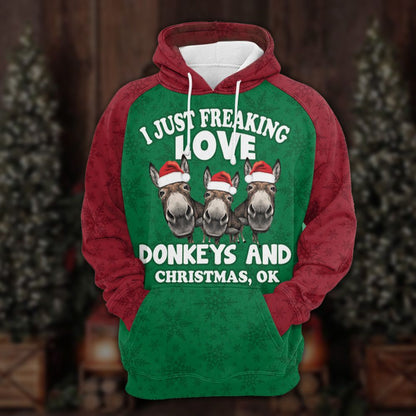 Amazing Donkeys HT07805 - All Over Print Unisex Hoodie