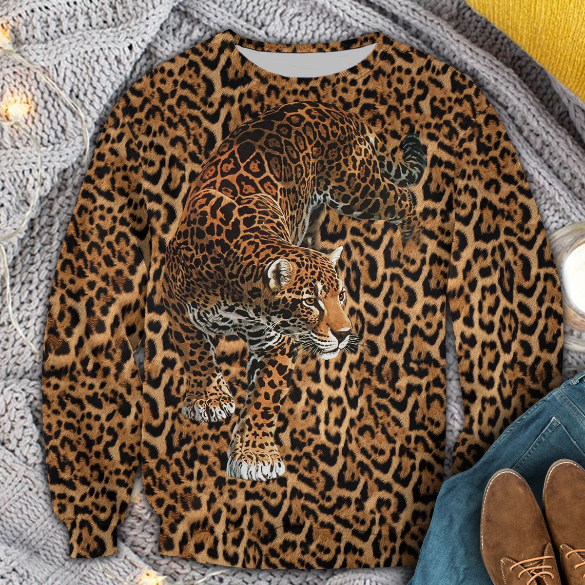Tiger Awesome T1208 - All Over Print Unisex Sweater