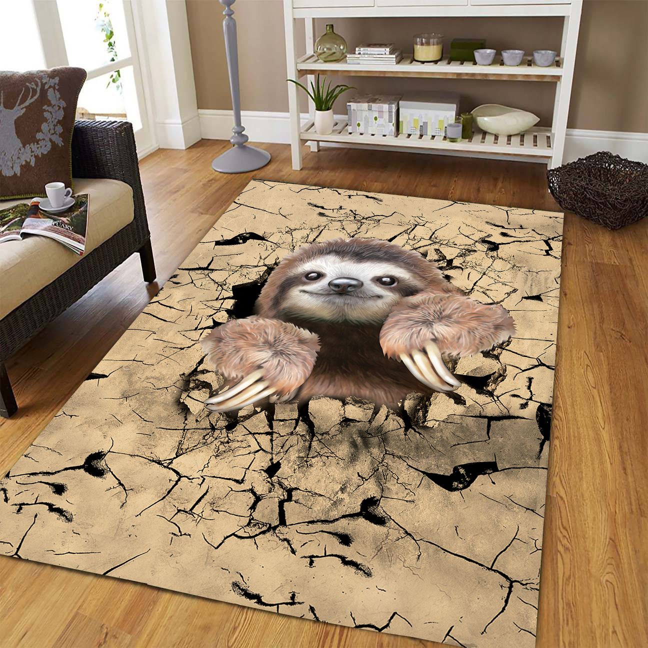 Sloth Break Out T1208 Rug – PERSONALIZEDWITCH