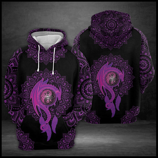 Purple Dragon G5814 - All Over Print Unisex Hoodie