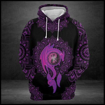 Purple Dragon G5814 - All Over Print Unisex Hoodie