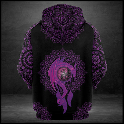 Purple Dragon G5814 - All Over Print Unisex Hoodie