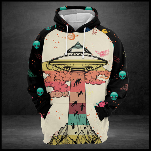 UFO Vintage G5814 - All Over Print Unisex Hoodie