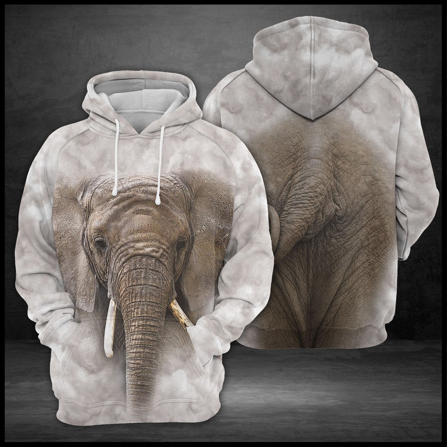 Awesome Elephant G5814 - All Over Print Unisex Hoodie