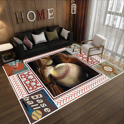 Baseball Lovers D1408 Rectangle Rug