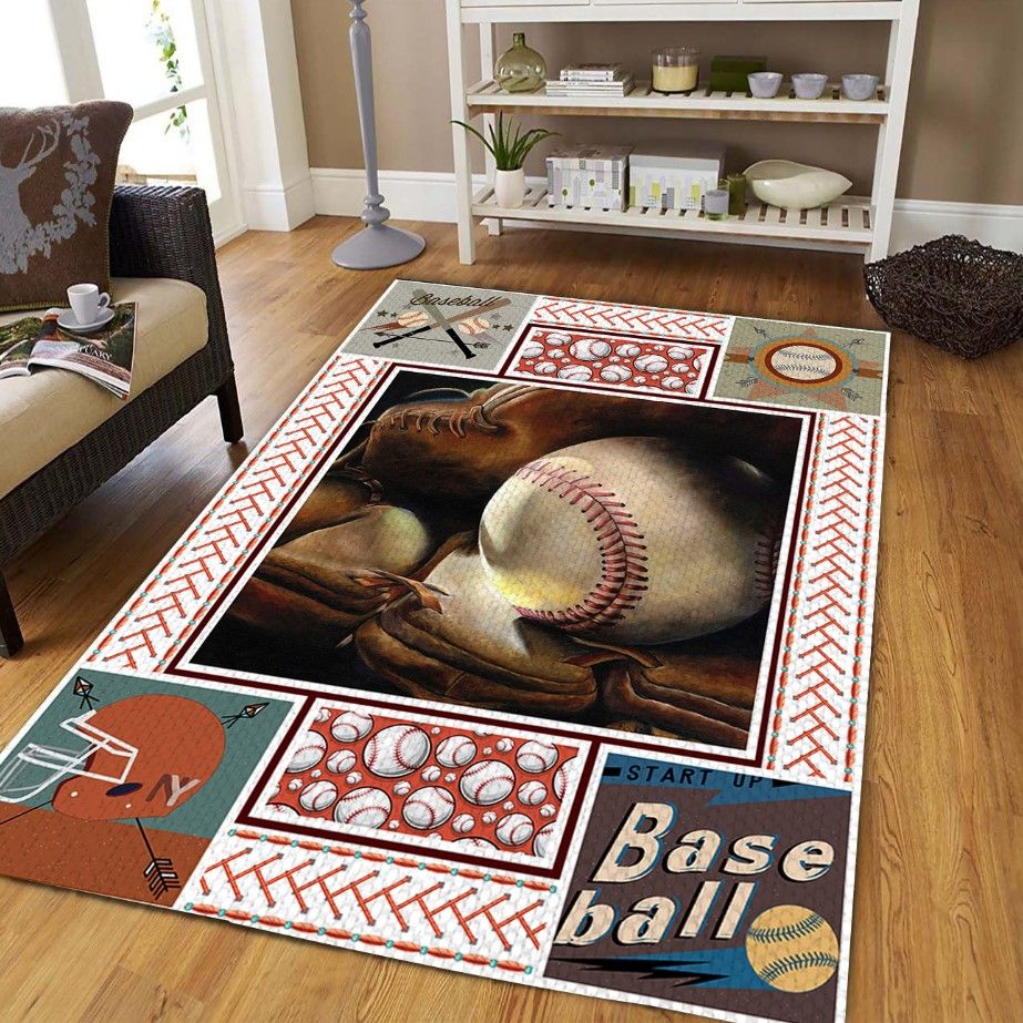 Baseball Lovers D1408 Rectangle Rug