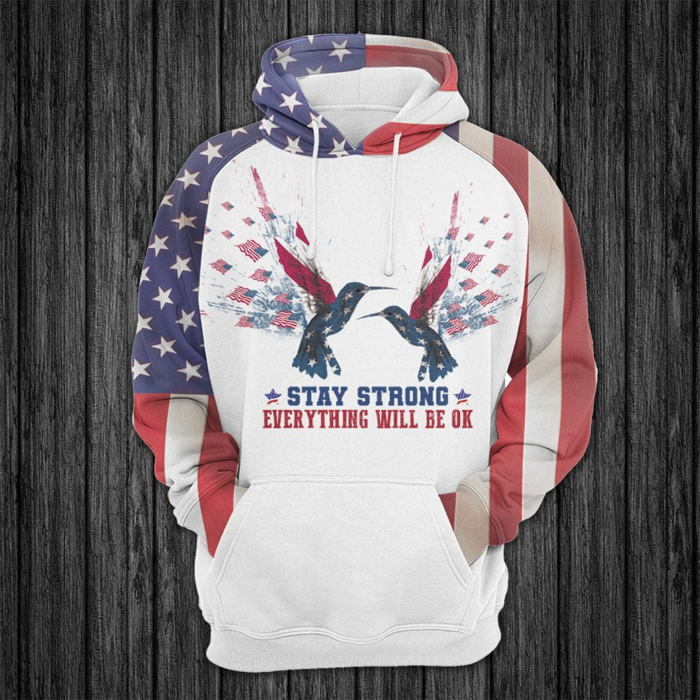 Amazing Hummingbird HT10802 - All Over Print Unisex Hoodie