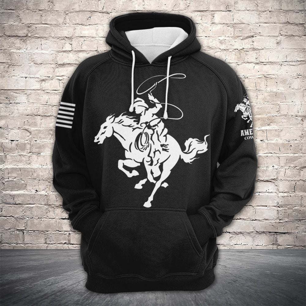 Amazing Cowboy HT10803 - All Over Print Unisex Hoodie