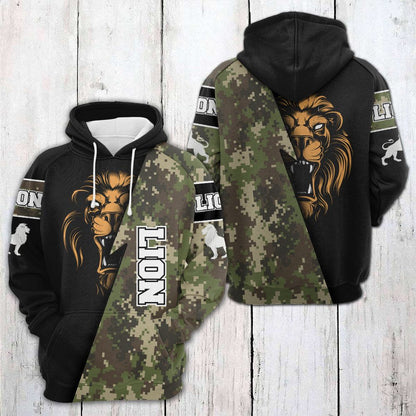 Amazing Lion HT10808 - All Over Print Unisex Hoodie