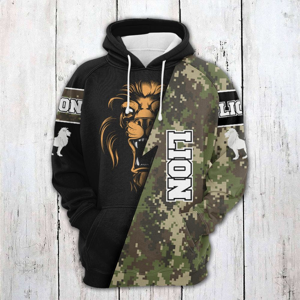 Amazing Lion HT10808 - All Over Print Unisex Hoodie