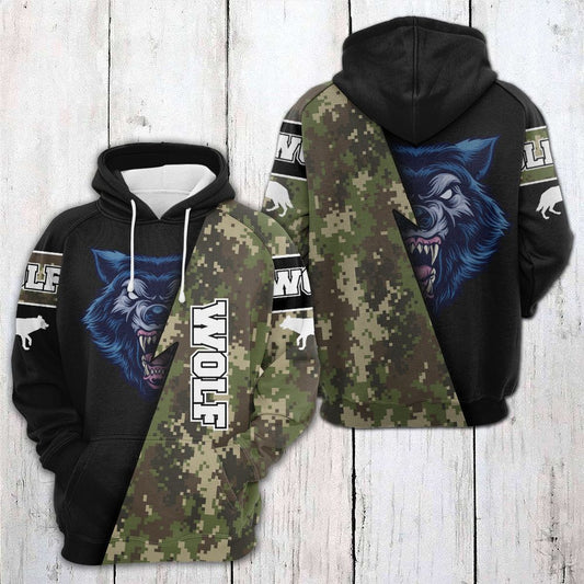 Amazing Wolf HT10809 - All Over Print Unisex Hoodie