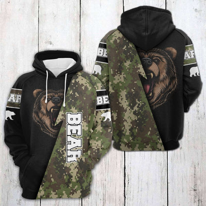 Amazing Bear HT10810 - All Over Print Unisex Hoodie