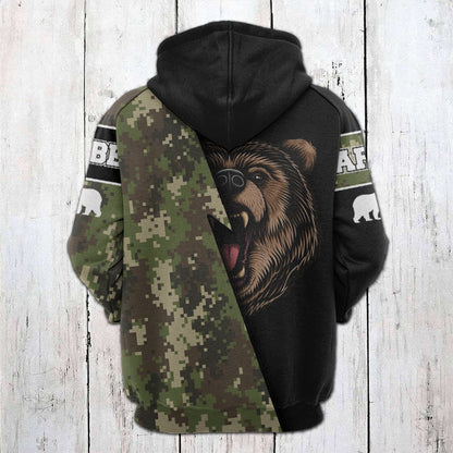 Amazing Bear HT10810 - All Over Print Unisex Hoodie