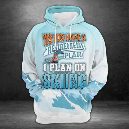Amazing Skiing HT10818 - All Over Print Unisex Hoodie