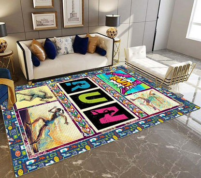 Run Lovers D1408 Rectangle Rug