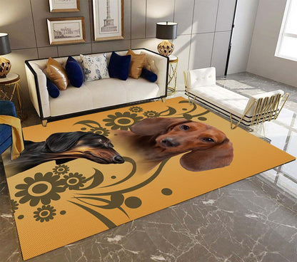 Dachshund Vintage T1408 Rug