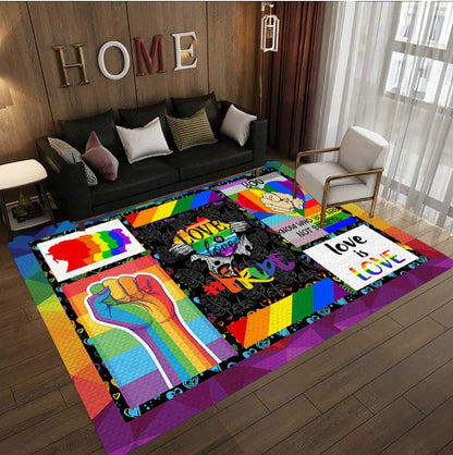 Pride LGBT D1408 Rectangle Rug