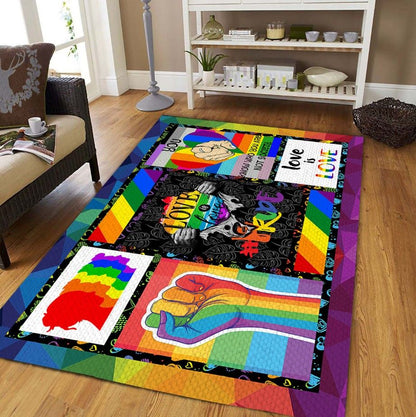 Pride LGBT D1408 Rectangle Rug