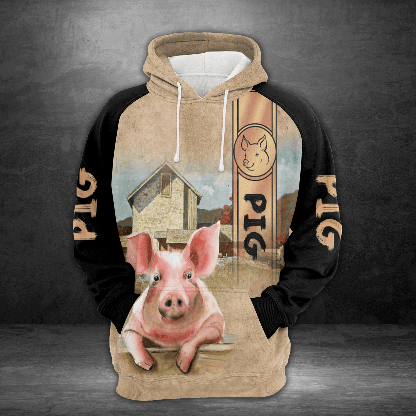 Amazing Pig H21807 - All Over Print Unisex Hoodie
