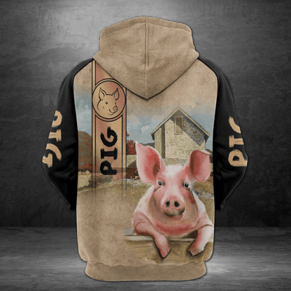 Amazing Pig H21807 - All Over Print Unisex Hoodie