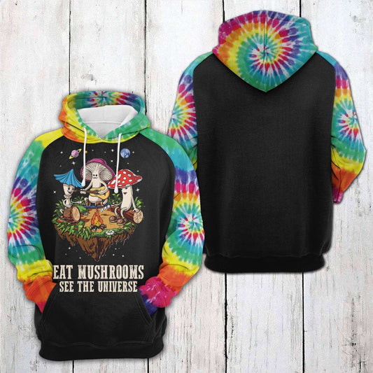 Hippie Mushrooms HT19807 - All Over Print Unisex Hoodie