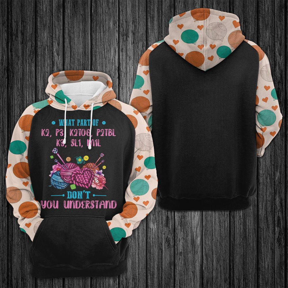 Amazing Knitting HT19808 - All Over Print Unisex Hoodie