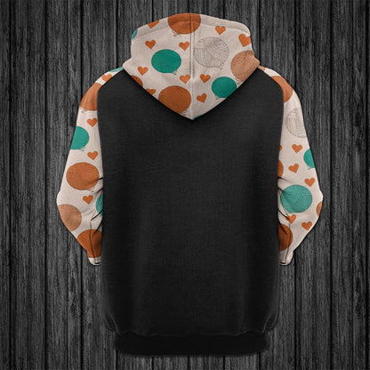 Amazing Knitting HT19808 - All Over Print Unisex Hoodie