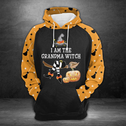 Grandma Witch HT21803 - All Over Print Unisex Hoodie