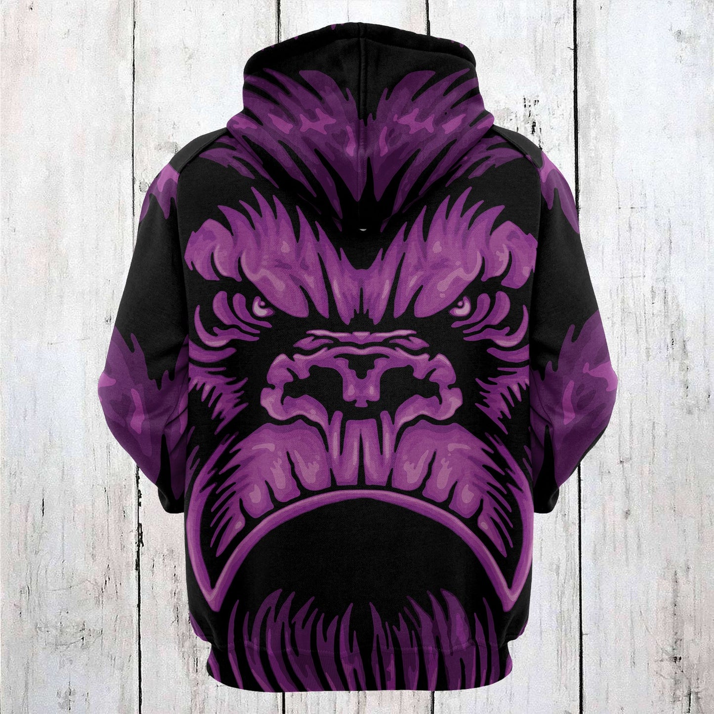 Gorilla Awesome Face T2108 - All Over Print Unisex Hoodie