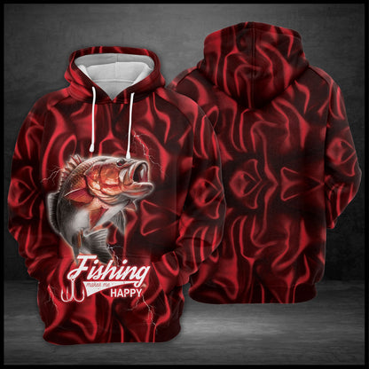 Red Lightning Fishing G5824 - All Over Print Unisex Hoodie